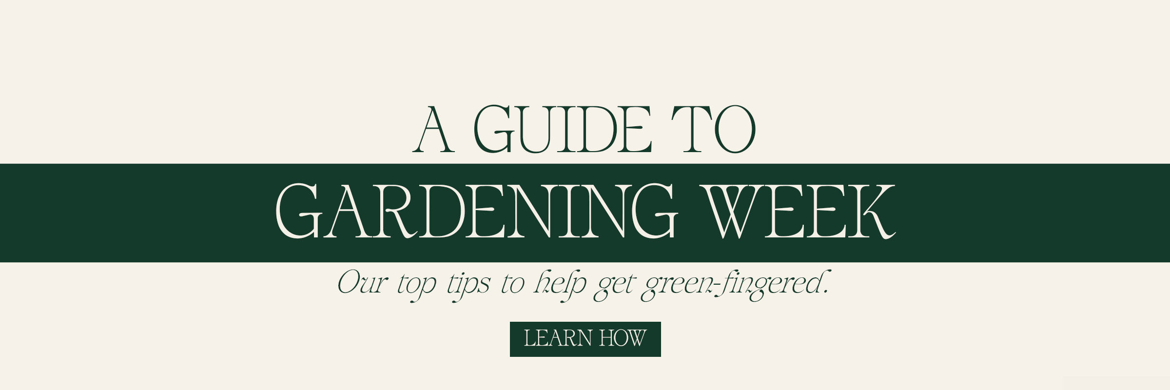 A Guide To Gardening Week