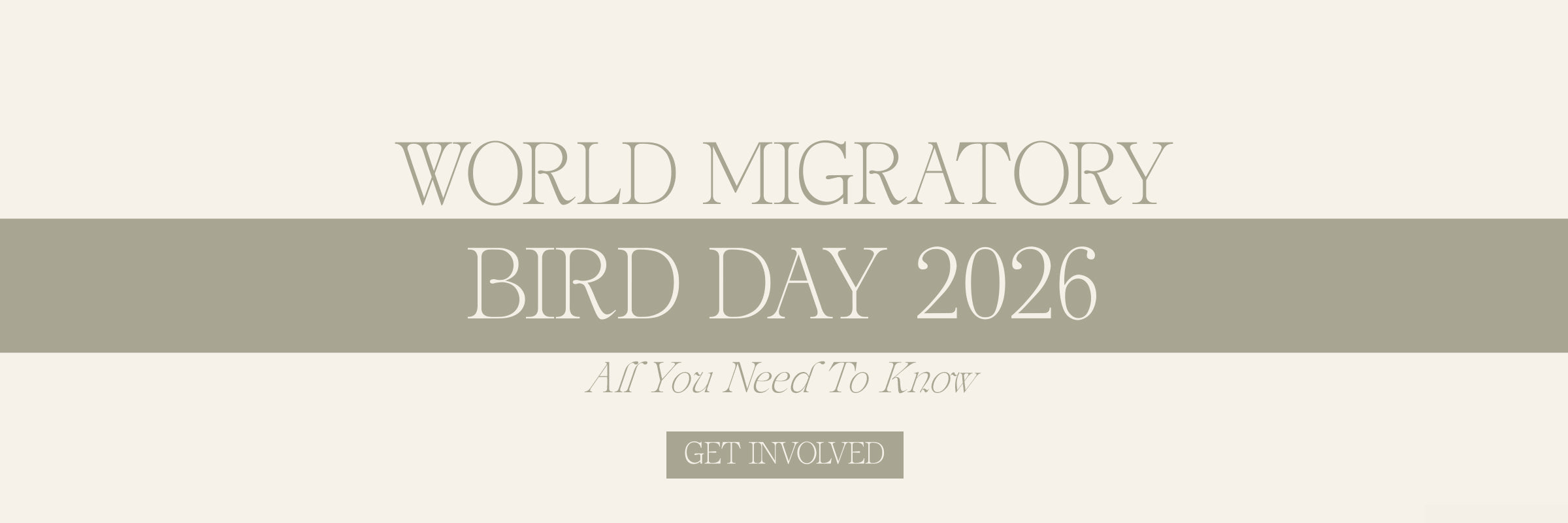 World Migratory Bird Day 2026