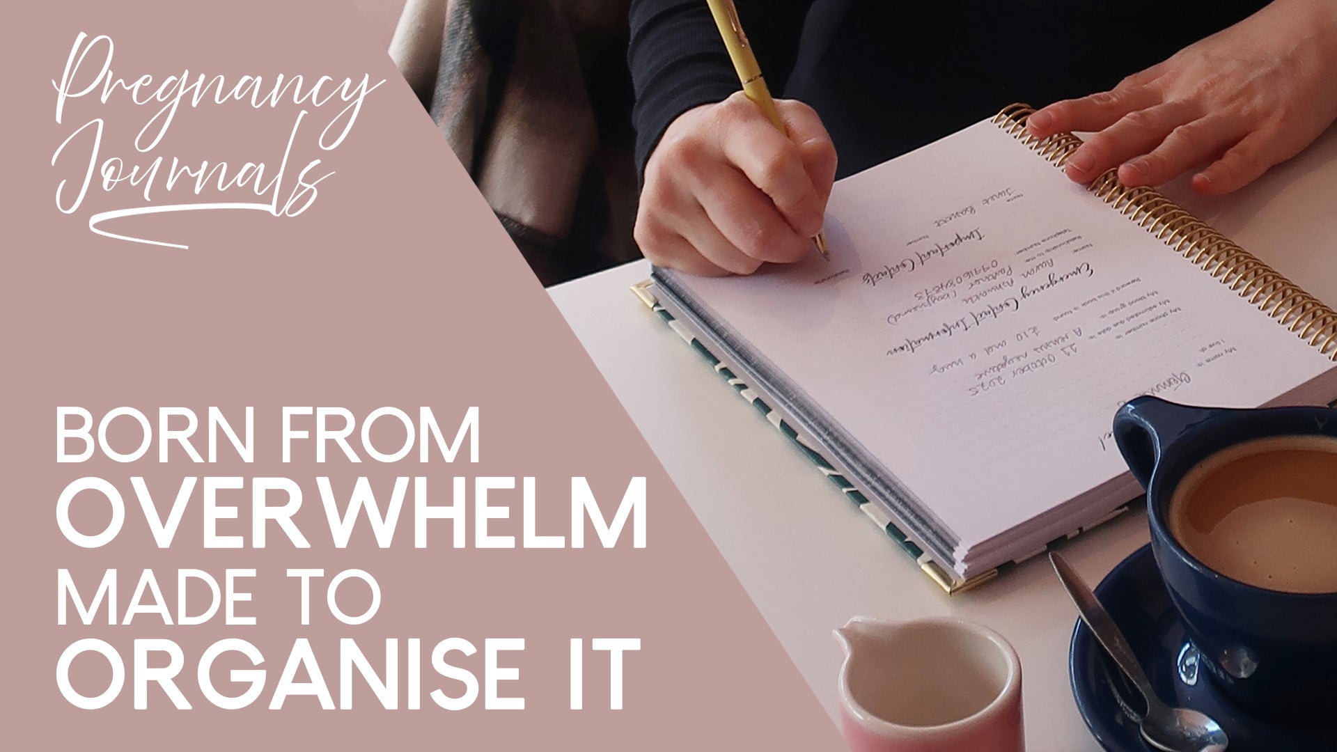 Load video: All your essentials in one place, seamlessly track your maternity plan, savings, symptoms, appointments and much more in our pregnancy journal