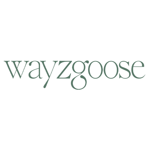 Logo of 'wayzgoose' on a white background