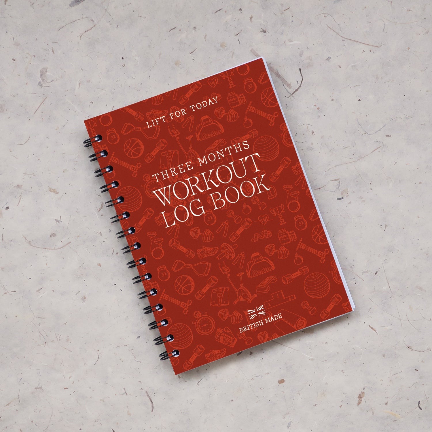 3 Month Workout Log Book