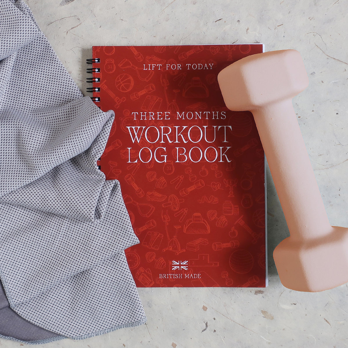 3 Month Workout Log Book